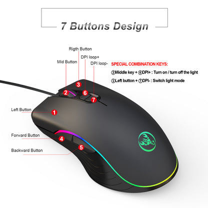 Glowing Gaming Mouse